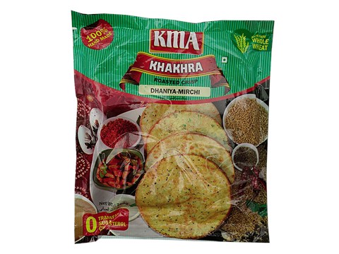 Kma  Roasted Crisp Khakhra - Dhaniya Mirchi, 200 g