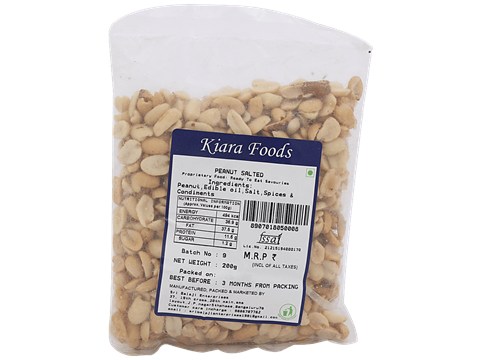 Kiara Foods Peanut - Salted, 200 g
