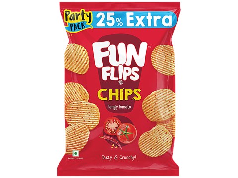 Fun Flips Potato Chips - Tangy Tomato, 52 g
