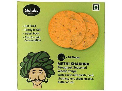 Gulabs Methi Khakhra, 10 pcs