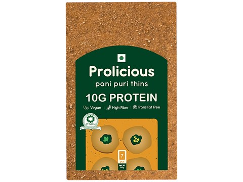 Prolicious Pani Puri Thins - 10G Protein, 50 g