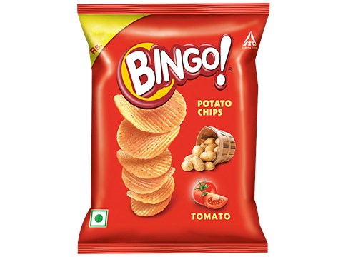 Bingo! Yumitos Potato Chips - Tomato, 12 g