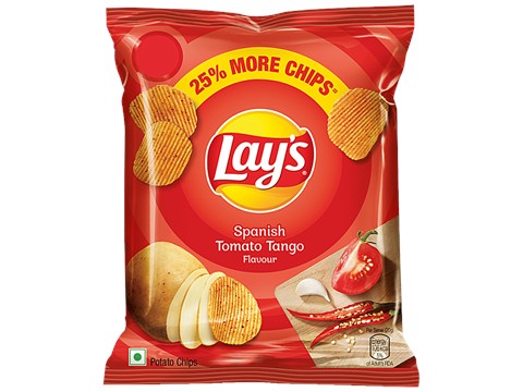 Lay's Spanish Tomato Tango Flavour Potato Chips, 24 g