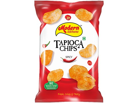 Modern Kitchens Spicy Tapioca Chips, 100 g