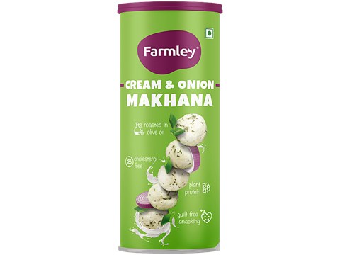 Farmley Cream & Onion Roasted Makhana, 77 g