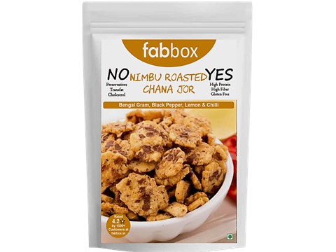 Fabbox Nimbu Roasted Chana Jor, 70 g