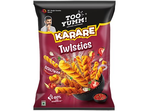 Too Yumm! Karare Twisties - Schezwan, 65 g