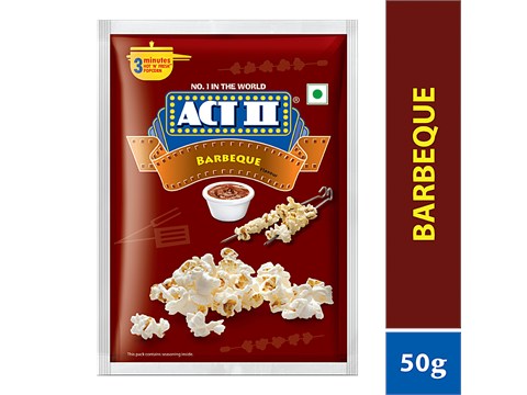 ACT II Barbeque Instant Popcorn, 50 g