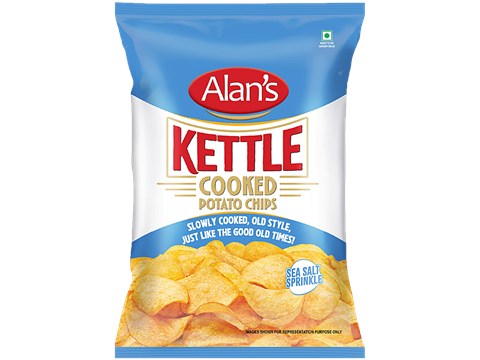 Alan's Kettle Cooked Potato Chips, 90 g