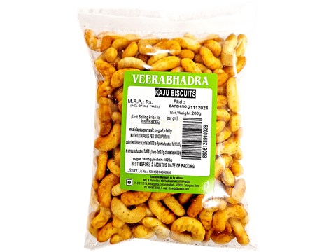 Veerabhadra Kaju Biscuits, 200 g