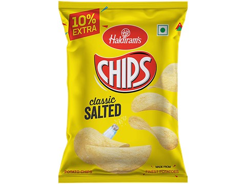 Haldiram's Classic Salted Potato Chips, 89 g