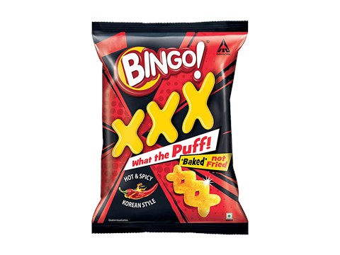 Bingo! Hot N Spicy Baked Puff Snacks, 48 g