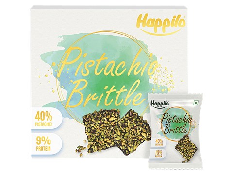 Happilo Pistachio Brittle Gift Box, 204 g