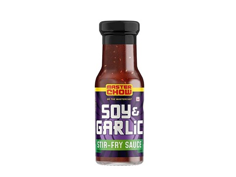 MasterChow Soy & Garlic Stir-Fry Non-Veg Asian Sauce - Adds Flavour To The Dishes, 220 g