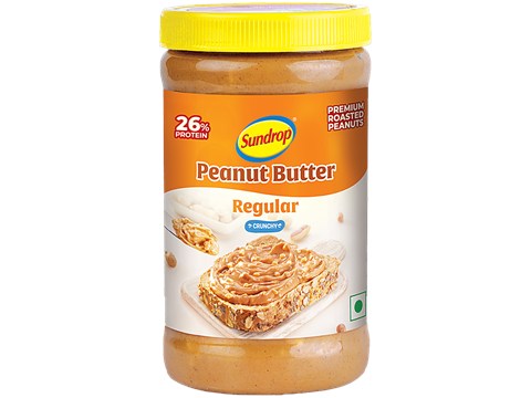 Sundrop Regular Crunchy Peanut Butter, 462 g
