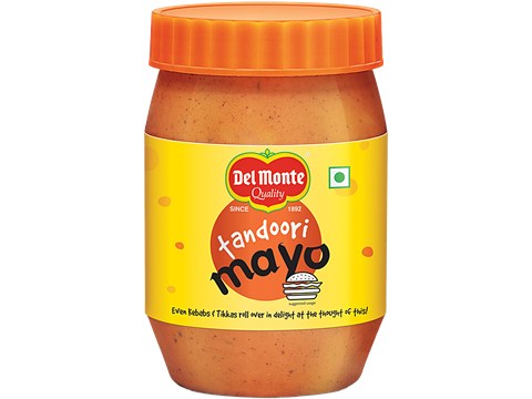 Del Monte Tandoori Mayo - Used As Dip, Rich & Creamy Texture, 285 g