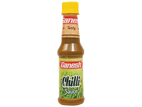Ganesh Sharbat Chilli Sauce - Spicy & Hot, 200 g