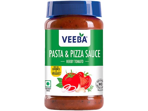 Veeba Herby Tomato Pasta & Pizza Sauce, 525 g