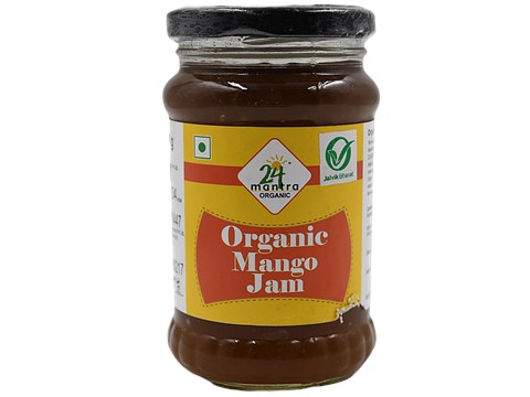 24 Mantra Organic Mango Jam, 375 g