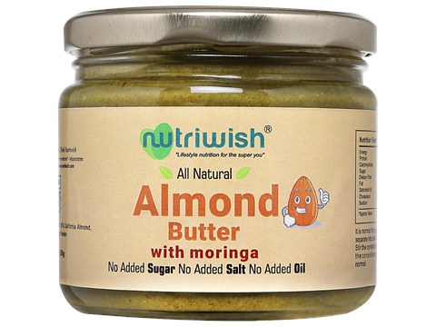 Nutriwish Almond Butter With Moringa, 250 g