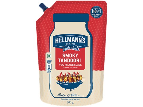 Hellmann's Smoky Tandoori Veg Mayonnaise, 300 g