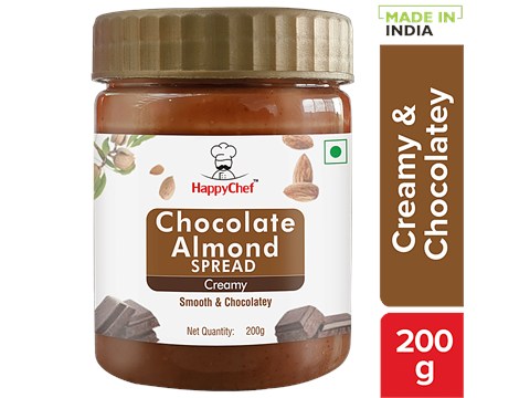HappyChef Creamy Chocolate Almond Spread, 200 g