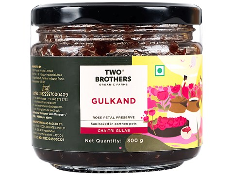 Two Brothers Organic Farms Gulkand, 300 g