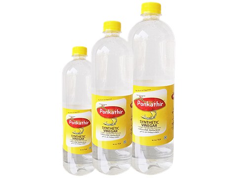 Ponkathir Synthetic Vinegar - Enhances Flavour, 1 L