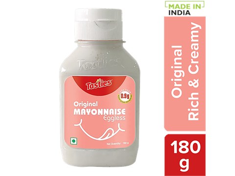 Tasties Original Eggless Mayonnaise, 180 g
