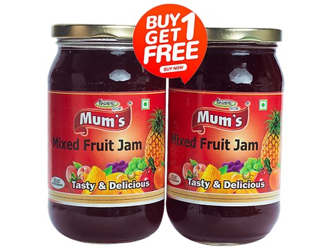 Mum's Mixed Fruit Jam Combo - Tasty & Delicious, 500 g
