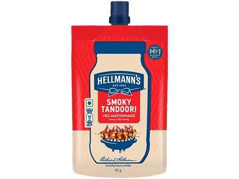 Hellmann's Smoky Tandoori Veg Mayonnaise, 85 g