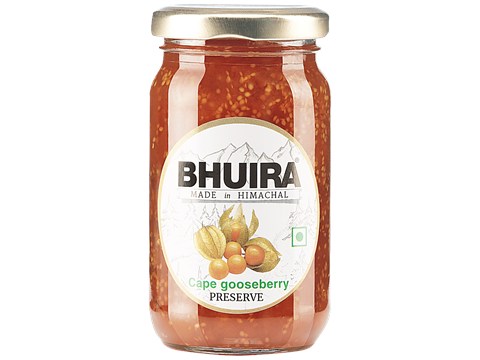 BHUIRA  Cape Gooseberry Preserve - All Natural, No Added Preservatives, 240 g