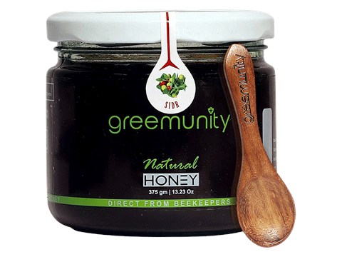 Greemunity Sidr Raw Honey - Sourced From Beekeepers, Natural, Organic, 400 g