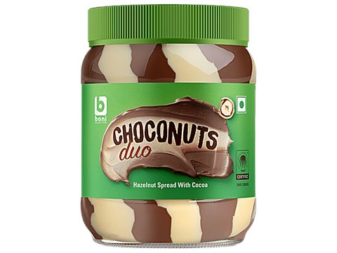 Boni Selection Choconuts Duo - Hazelnut Spread With Cocoa, 400 g
