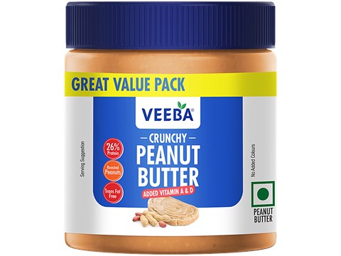 Veeba Crunchy Peanut Butter, 320 g