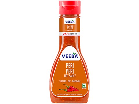 Veeba Peri Peri Hot Sauce, 300 g