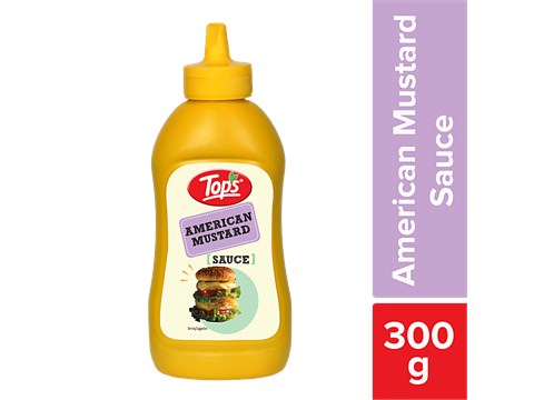 Tops American Mustard Sauce - Mild & Smooth, 300 g