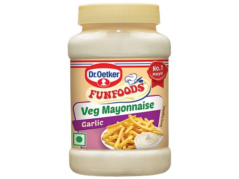 Dr.Oetker FunFoods Garlic Veg Mayonnaise, 250 g