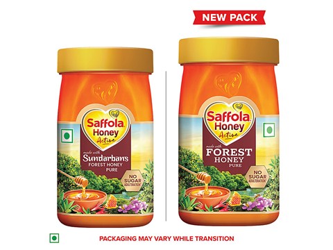 Saffola Honey Active - Made With Sundarbans Forest Honey, 250 g