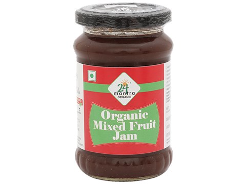 24 Mantra Organic Mixed Fruit Jam, 375 g