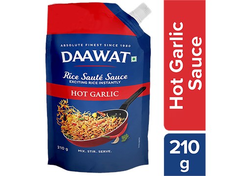 Daawat Saute Sauce - Hot Garlic, 210 g