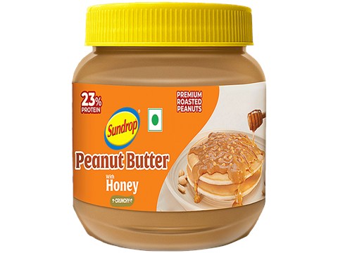 Sundrop Crunchy Peanut Butter With Honey, 300 g