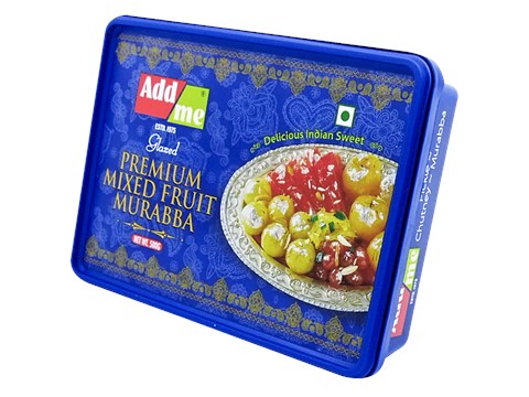 Add me Premium Mixed Fruit Murabba - Glazed, Rich In Calcium, Iron & Vitamins, Helps Manage Weight, 500 g