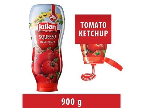 Kissan Squeezo Fresh Tomato Ketchup, 900 g