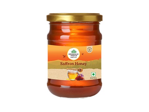 Organic India Saffron Honey, 125 g