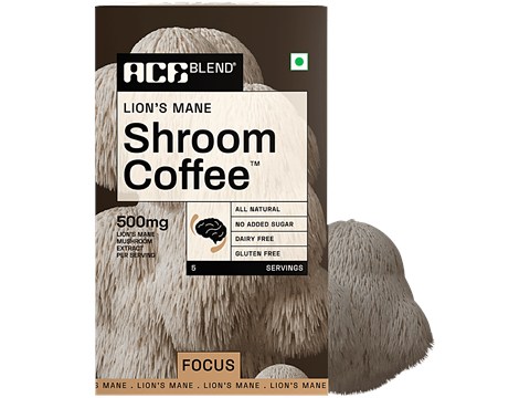 Ace Blend Lion's Mane Shroom Coffee - For Focus, 40 g