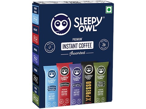 Sleepy Owl Assorted Premium Instant Coffee, 20 g