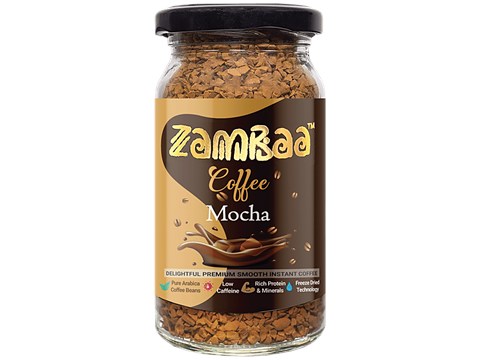 Zambaa Premium Smooth Instant Coffee - Mocha, 50 g