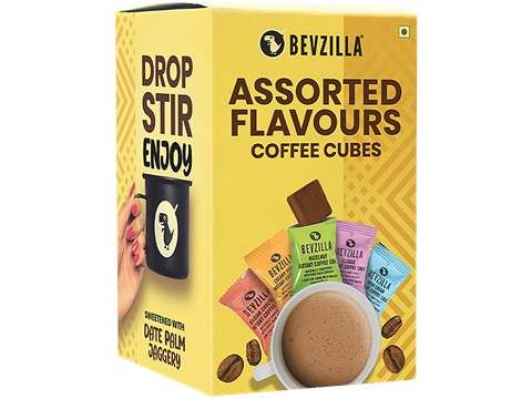 Bevzilla Instant Coffee Cubes - Assorted Flavours, 100 g