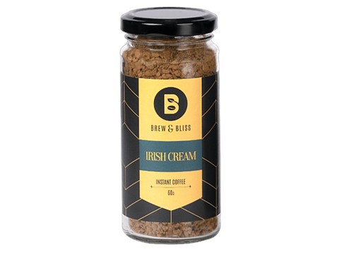 Brew & Bliss Irish Cream Instant Coffee, 60 g
